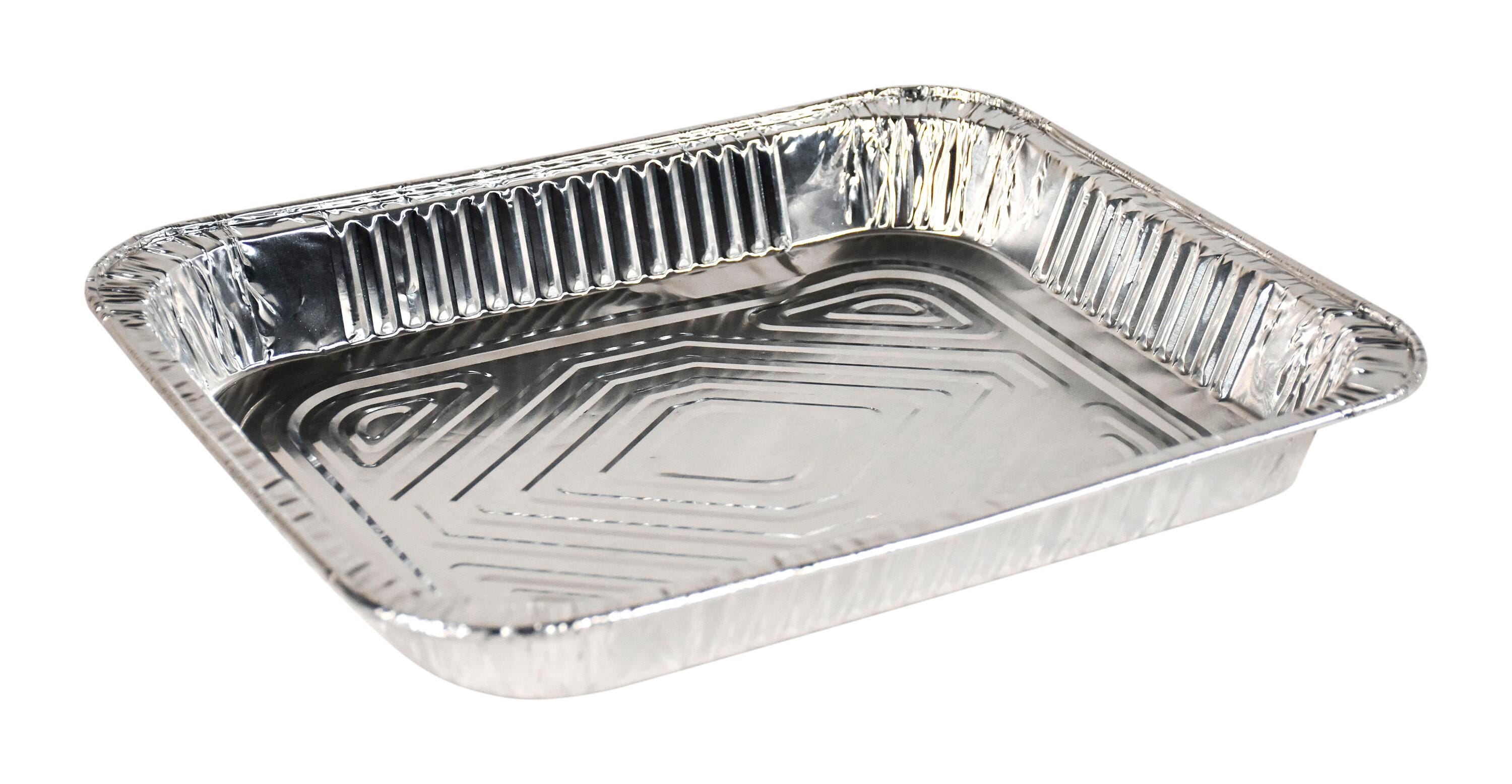 Crystalware Aluminum Pan, 9 x 13 in, Shallow, Pack of 100, Item Number 2003410